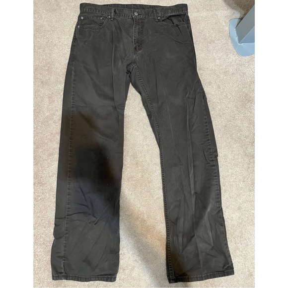 Black Mens Levi 514 Denim Jeans - Picture 1 of 5